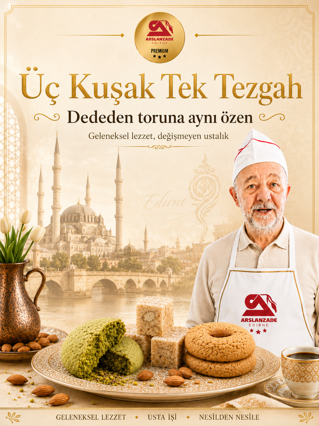 Dededen toruna, aynı özen