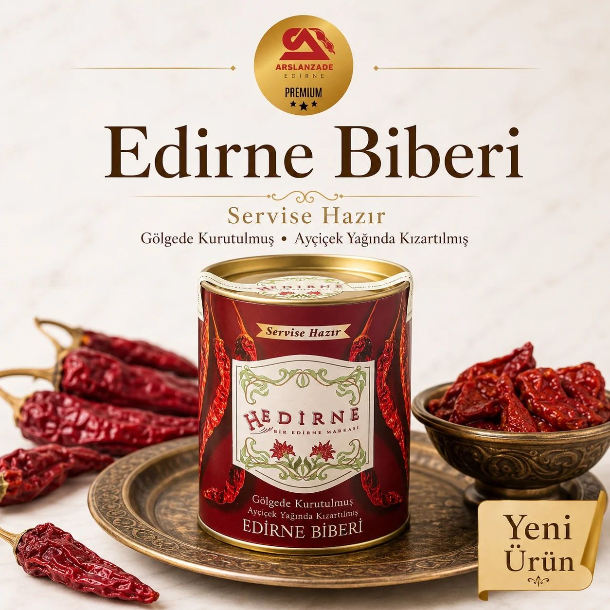 HEDİRNE Edirne Biberi – Servise Hazır