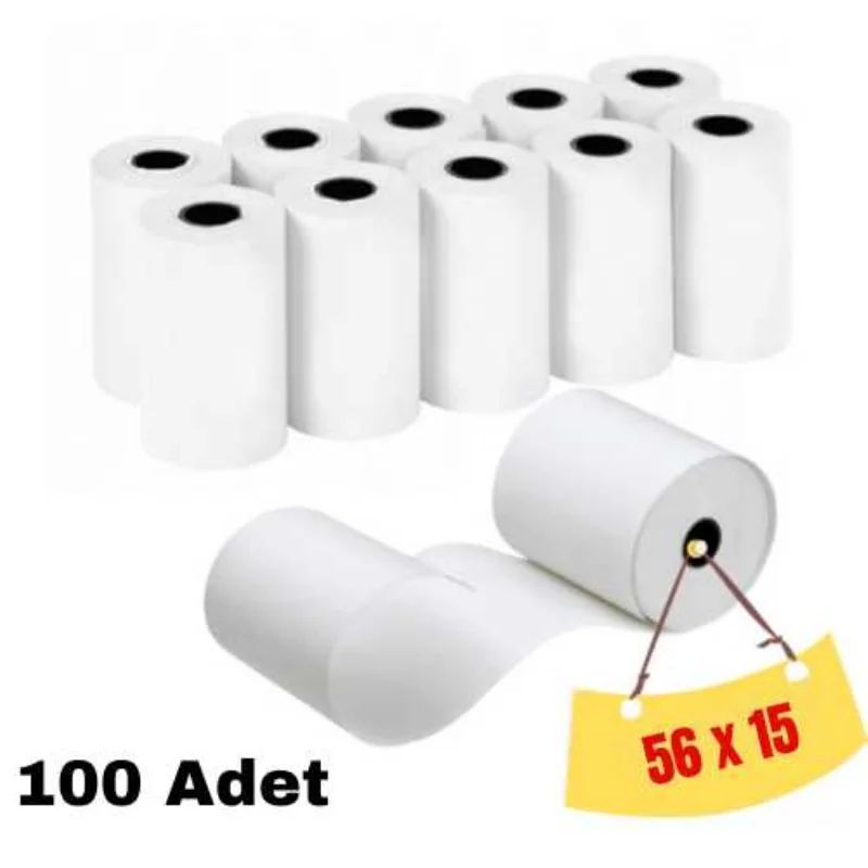 Thermal Rulo Yazarkasa Pos 56 x 16 100 Adet